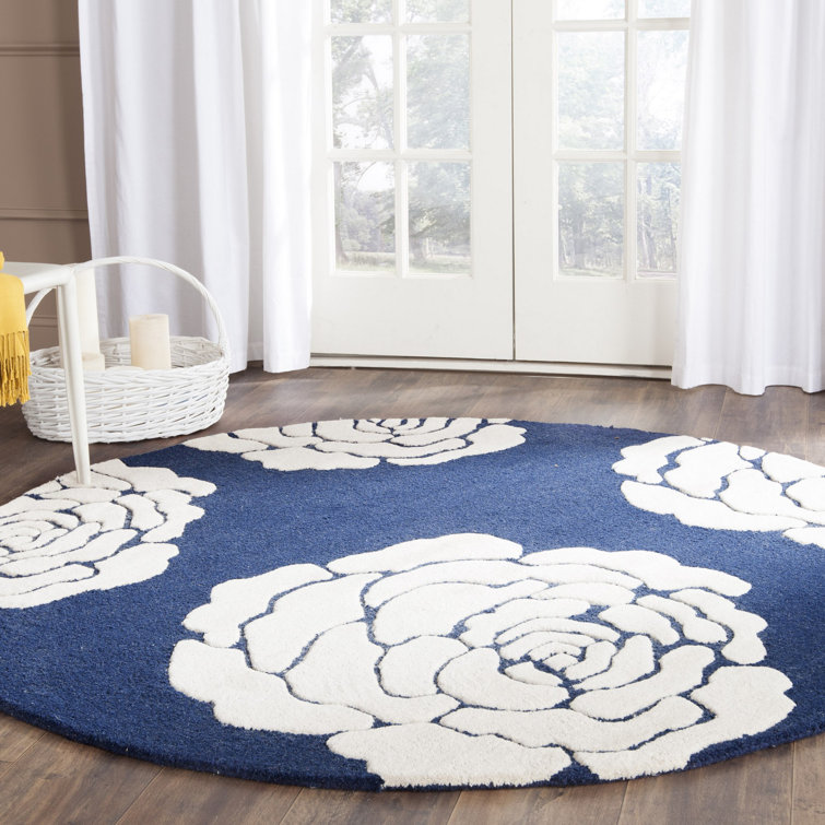 Cannen Hand Tufted Wool Floral Rug