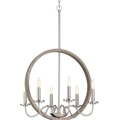 Maez 6 - Light Dimmable Geometric Chandelier
