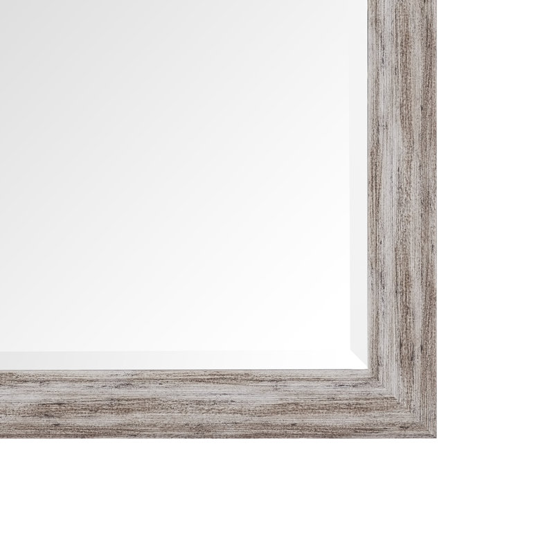 Miroir pleine longueur Sailee, Blanc rustique