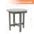 Outdoor Side Table, HDPE Small Outdoor Adirondack Side Tables, Weather Resistant & Easy Maintenance Patio End Table for Patio, Porch, Deck, Pool-1693893964-1693893962