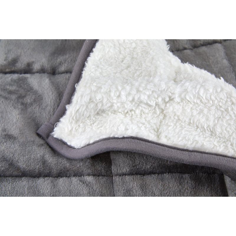 Rosia Weighted Throw Blanket, Grey