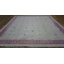 Faded Cream Color Geometric Pattern Antique Square Dhurrie Flatweave Rug
