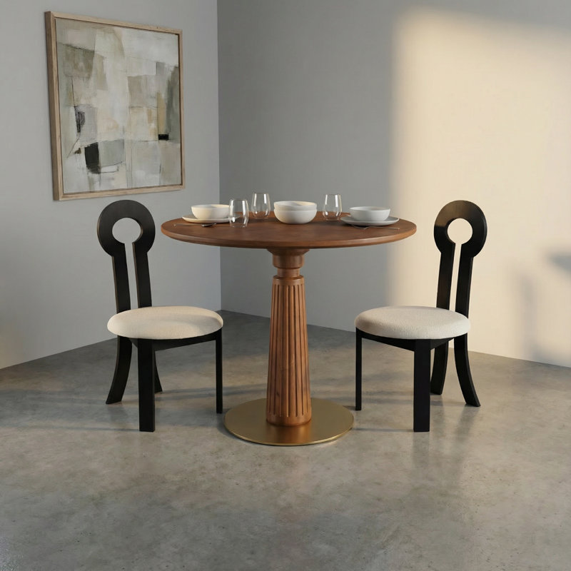 Ensemble de table de salle à manger, Noir
