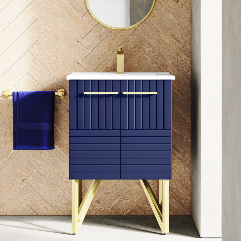 Annecy 24" Bathroom Vanity, Granger Blue