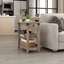 Ensemble de 2 tables de bout avec station de charge et rangement-102342025