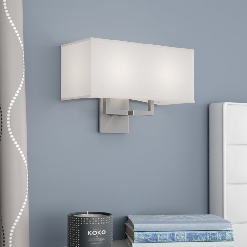 Kenalee Steel Armed Sconce, Chrome