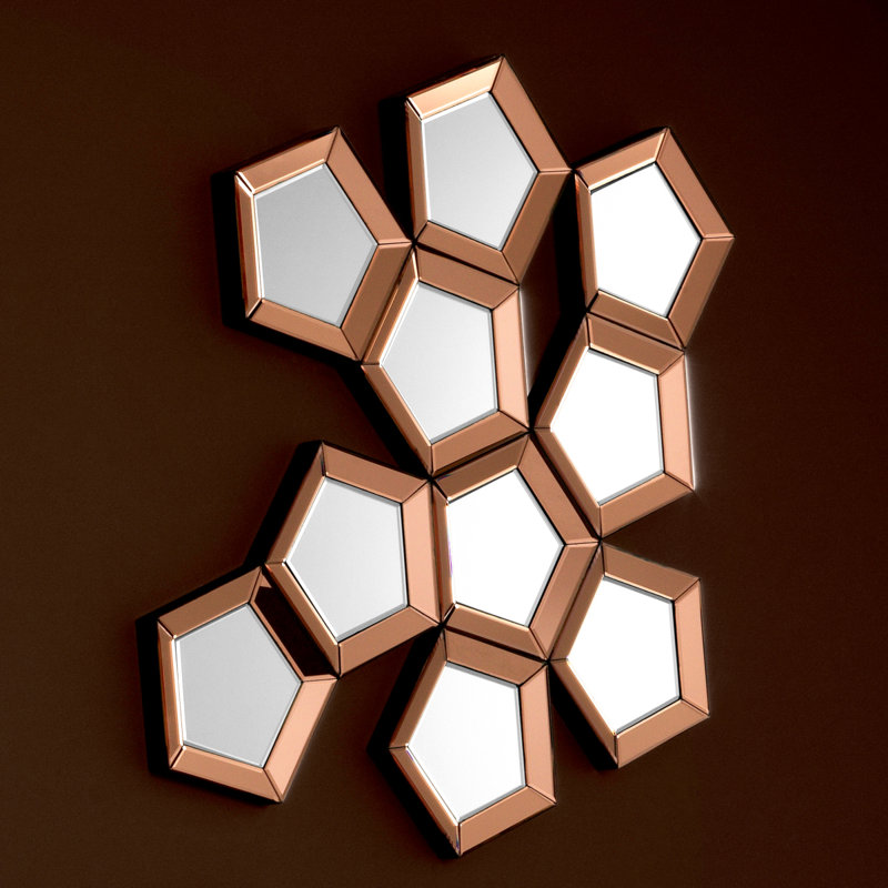Cheyenne Wood Asymmetrical Wall Mirror