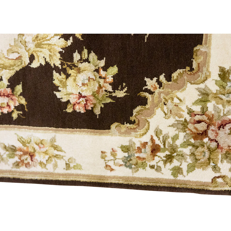 Handmade Silk and Wool Area Rug