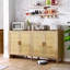 Buffet 70 po en rotin avec rangement-688765194