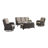 Bonia 7-Piece Outdoor Wicker Furniture Set with Swivel Rocking Chairs, Ottoman & Tempered Glass Table – All-Weather PE Rattan, Deep Seat Design, 360° Rotation-2074003395-2052957676