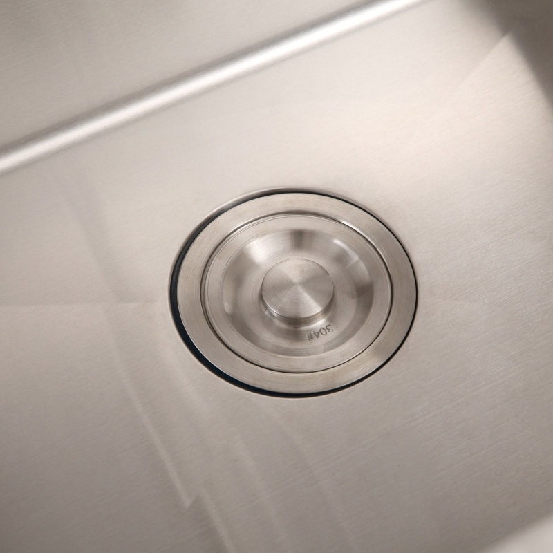 24In Stainless Steel Washing Sink W/ Faucet Hoses And Drain Head Only(Update)