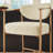 Upholstered Counter Stool with Metal Frame-118574584