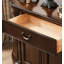Buffet courbé en bois massif de style rétro-912799552