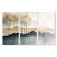«Amber Ridge Treeline - Forest», art mural 3 pièces-19914872-19914874