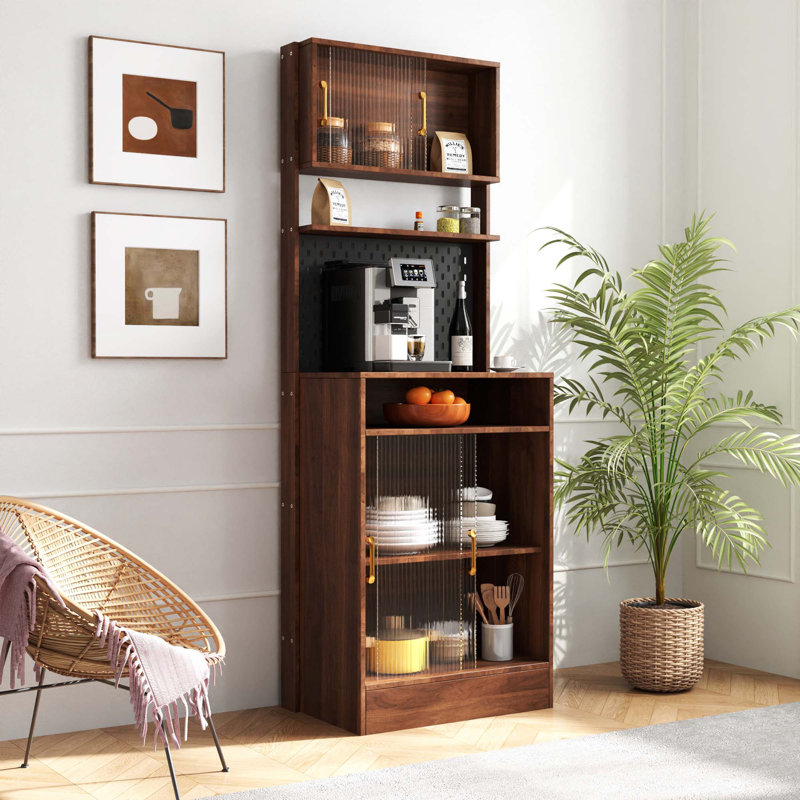 70.8" Kitchen Pantry Cabinet