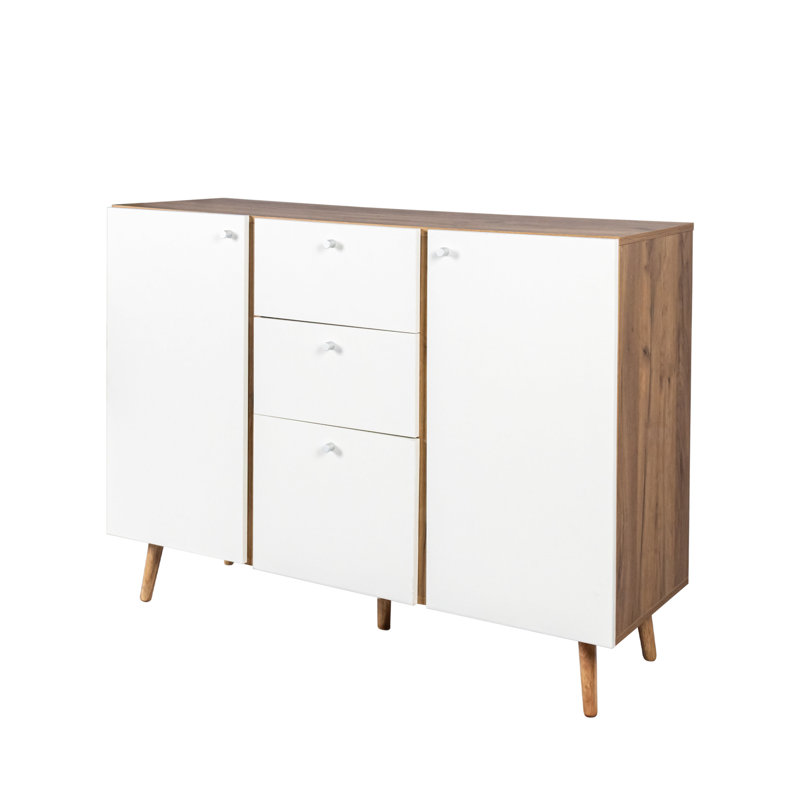 Versatile Sideboard Cabinet with Multiple Storage Options for Various Rooms