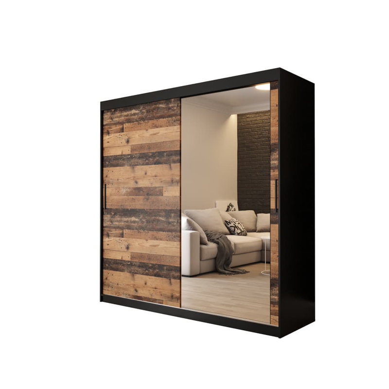 Adlar 2 Door Manufactured Wood Wardrobe