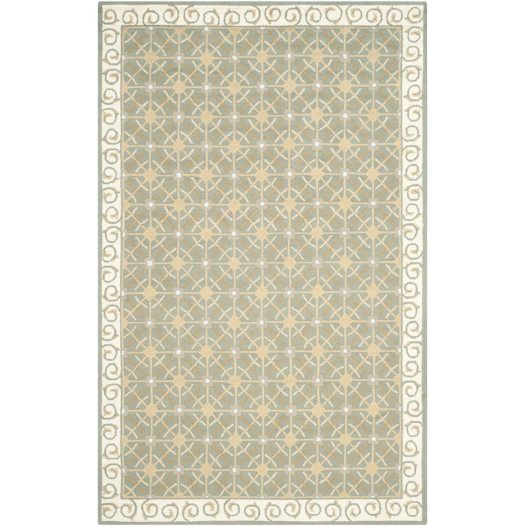 Wykoff Hand Hooked Cotton Pile Oriental Rug