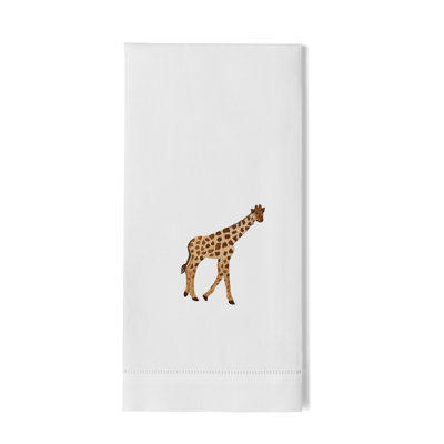 African Giraffe Hand Towel