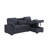 Savannah Modular Corduroy Sectional Sofa With Ottoman-1622468792