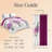 Queen Size 9-Piece Purple Rose Floral Bedding & Curtain Set (Queen) - Quilted Microfiber Bedspread + Sheer Drapes-121273319