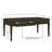 Coffee Table, Fluted 2-Drawer