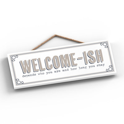 Vivid Squid Wholesale WelcomeIsh - No Frame Print on Wood