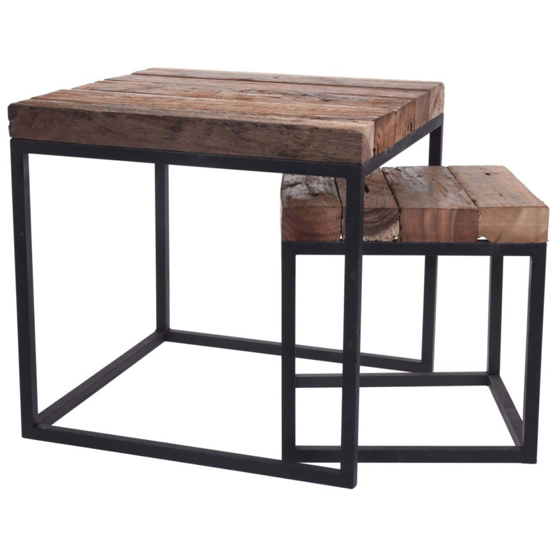 Ambiance Side Table Set 2 Piece Teak