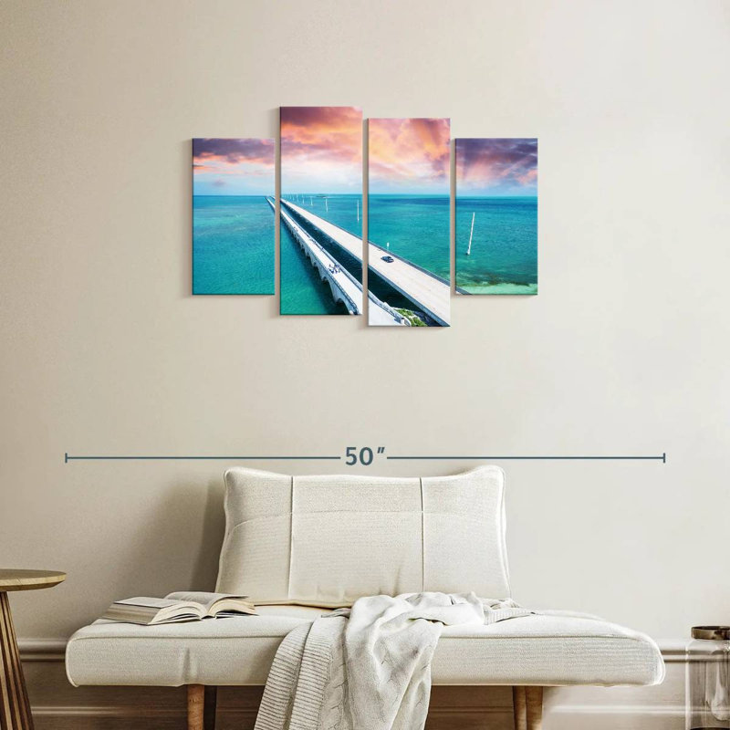 Lilie Scenic Seven Mile Bridge, Floride, H 22 po x l 36 po