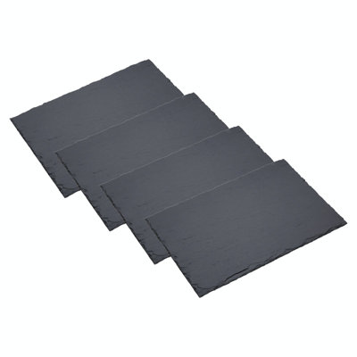 Slate Solid Colour Rectangle Placemat