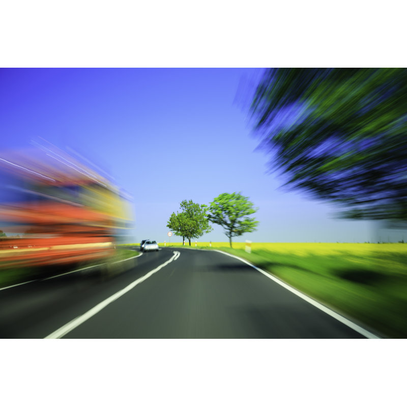 On The Road - Print, 20cm H x 30cm W x 3.8cm D