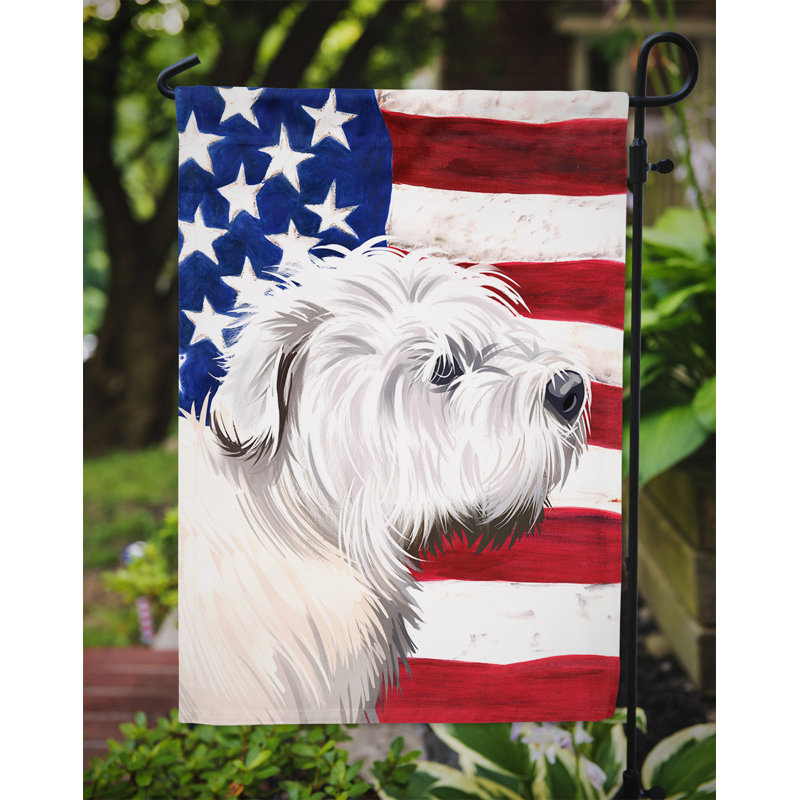 Polyester à 2 côtés 15 x 11 po drapeau de jardin, Terrier irlandais Glen of Imaal