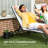 Chaise Lounge Outdoor, 2 Piece Lounge Chair With Wheels, Tanning Chair With 5 Adjustable Positions