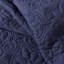 Couvre-lit plissé 3 pièces bleu marine-122461211-122461215