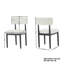 Chaises de salle à manger rembourrées Ebare Designs Kareem Boucle-1722205658