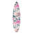 American Art Decor Surfboard - Tropical Hibiscus Floral & Monstera Wall Art Decor