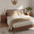 Annie A Set Of Two Solid Wood Three-Drawer Nightstands.gold Handles, Tapered Legs-1034774292