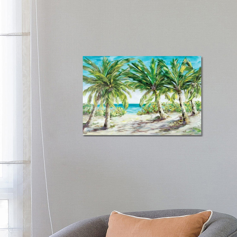 Palm Escape, H 18 po x l 26 po x P 1,5 po