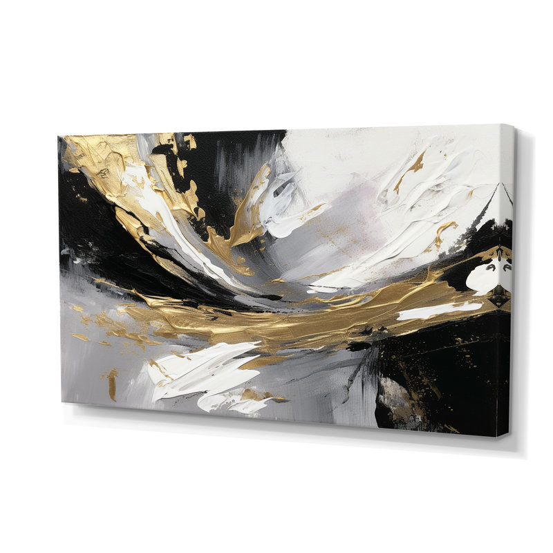 Mystery Awakening V - Art mural abstrait sur toile, H 40 po x l 60 po