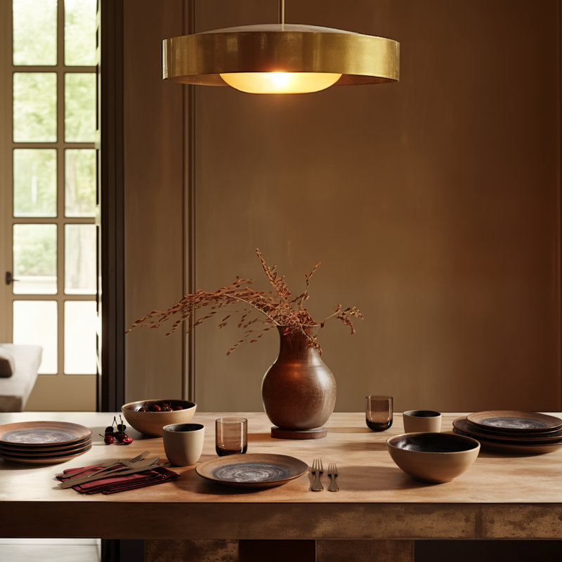 Akita Stoneware Dinnerware Set - Service for 4