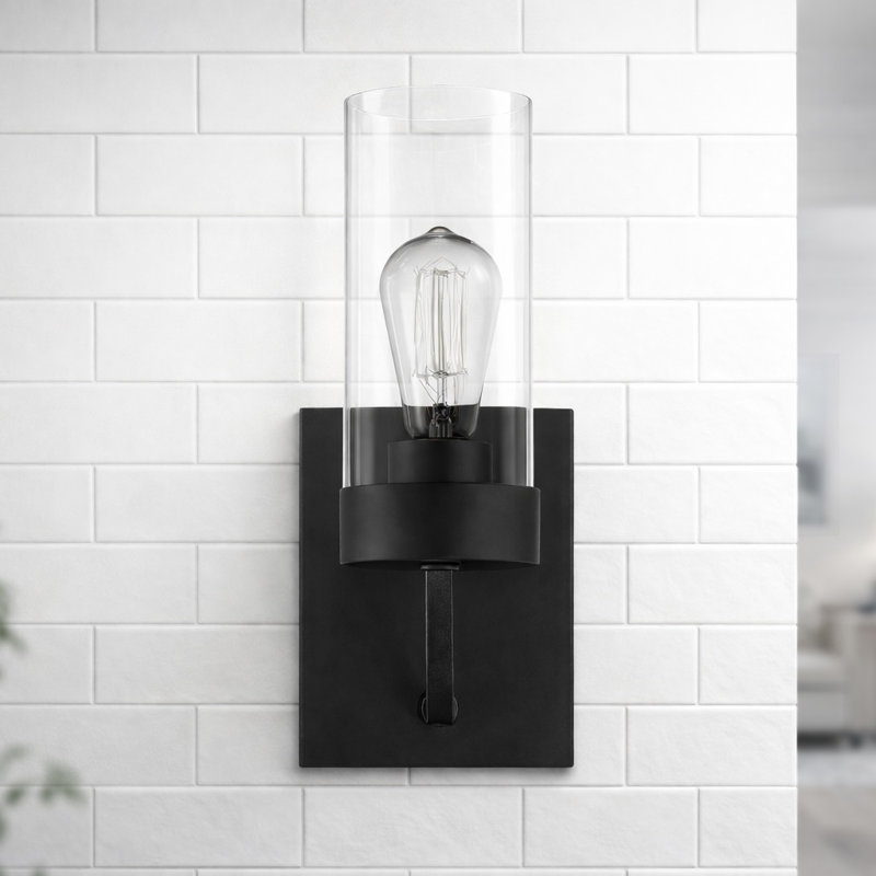 Zephyr Bathroom Vanity Single Light Sconce