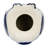 Caleta Stoneware Ceramic Owl Figurine with Intricate Hand-Painted Detailing-86750046
