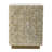 Square Capiz Stool, Cream