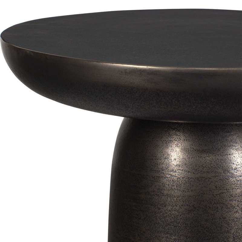 Uttermost Joppa Dark Bronze Outdoor Accent Table, Brown