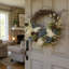 23" Queen Anne's Lace and Fern Wreath-990253651