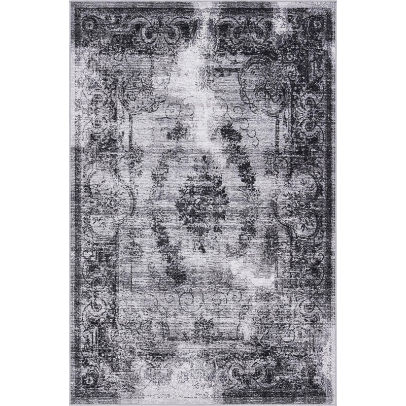 Clevinger Oriental Indoor Rug, Rectangle 5'3" x 8'