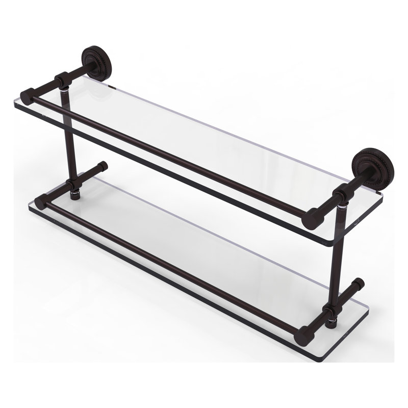 Marchmont 2 Piece Tiered Shelf, Antique Bronze