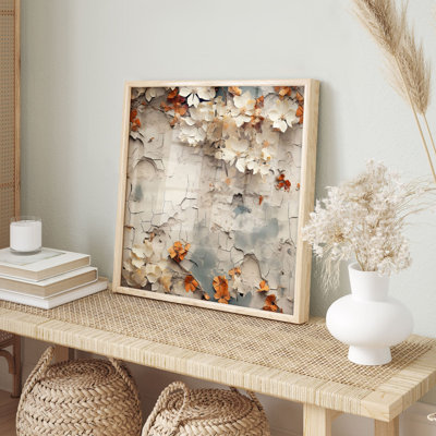 Fleurs florales et peinture, reproduction d'art asiatique non encadrée