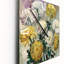 Blanc et marguerites dorées - Horloge murale traditionnelle-1659353254