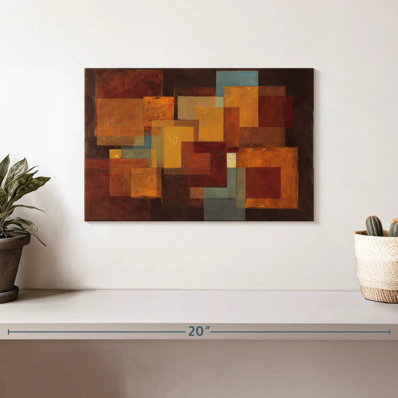 Avery Abstract Squares, 8'' H x 12'' W
